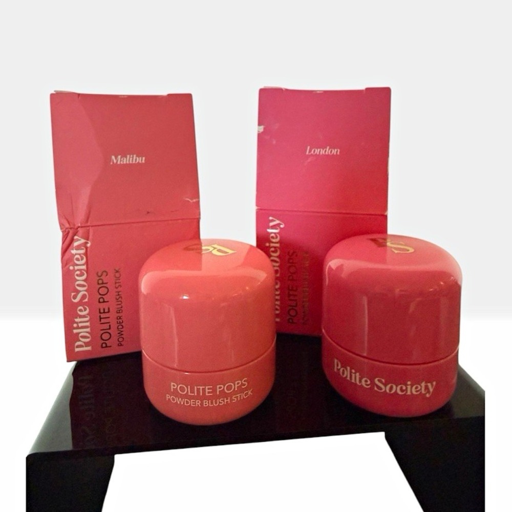 Polite Society Polite Pops Powder Blush Stick - Malibu / London Shades